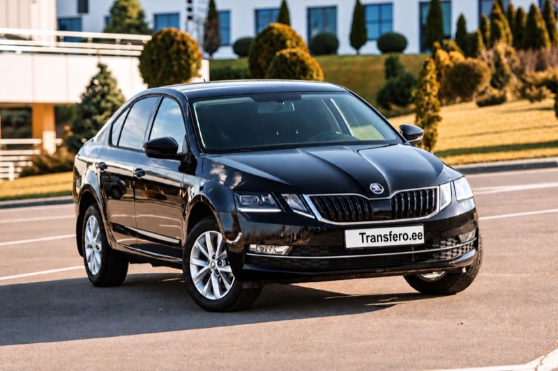 Black Skoda Octavia